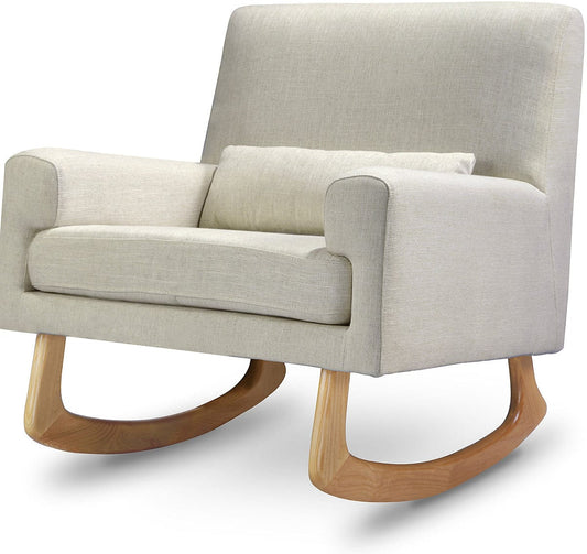 Nursery Works Sleepytime Rocker, Light Legs - Oatmeal - 1085OML