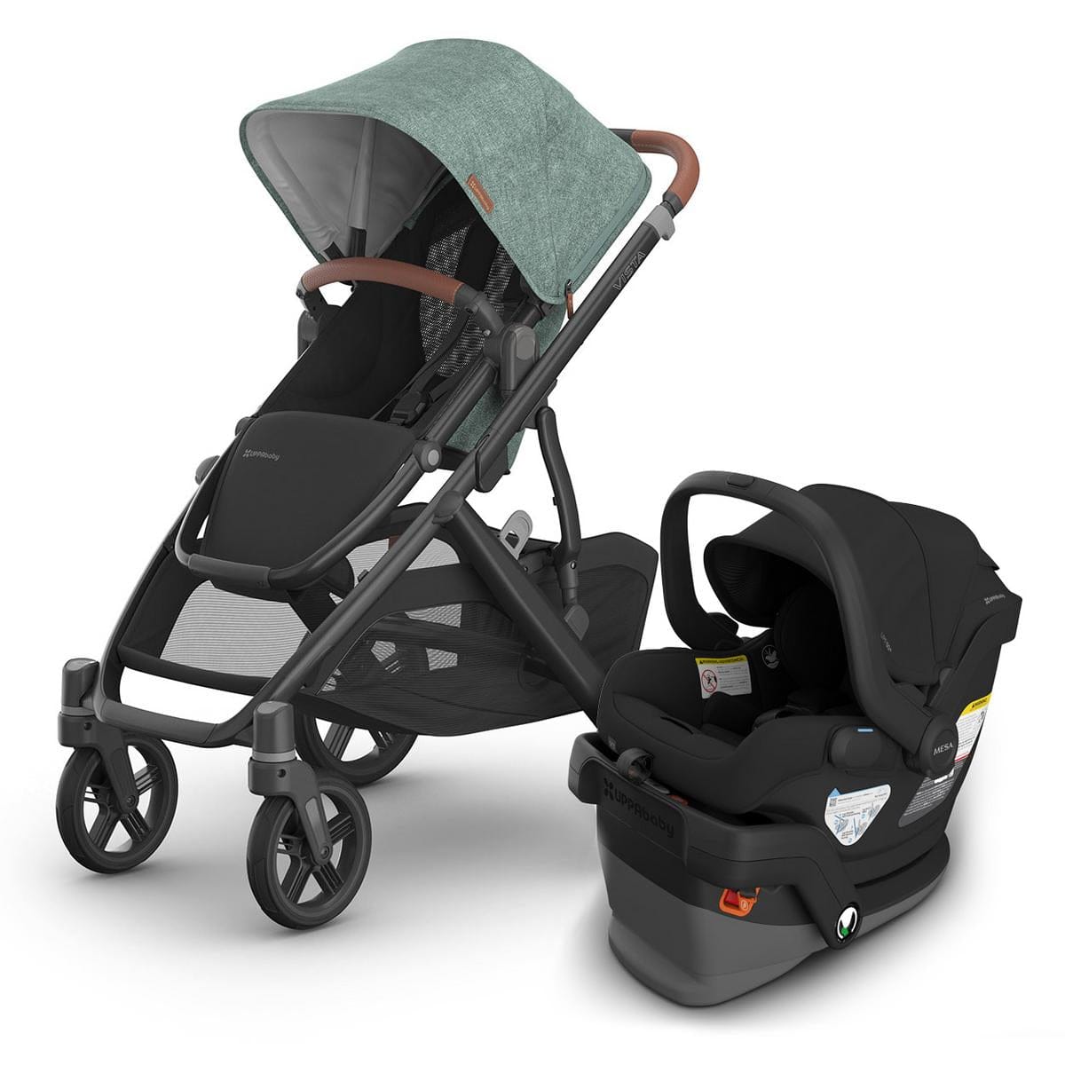 UPPAbaby Vista V3 + Mesa V3 Travel System Bundle - Gwen / Jake - 0303-VSO-NA-GWN-1003-MSA-US-JKE