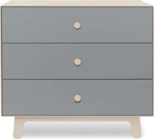 Oeuf 3-Drawer Dresser - Sparrow - Grey - 1M3D-S-11