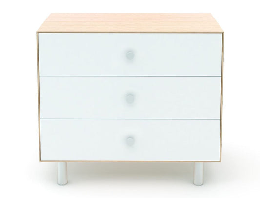 Oeuf 3 Drawer Dresser - Classic - White/Birch - 1M3D-C-01