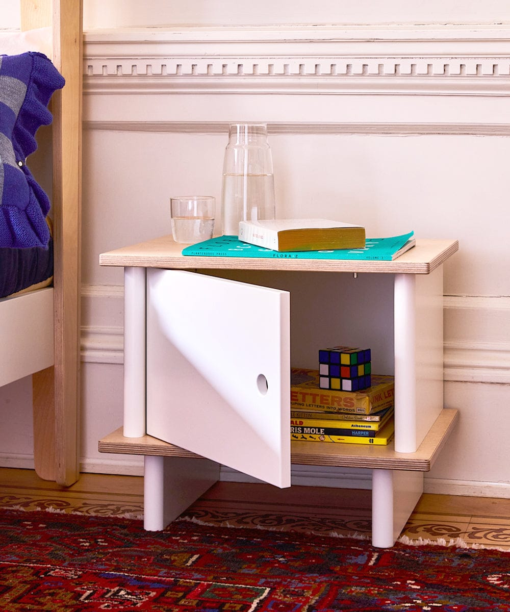 Oeuf ML Night Stand - White/Birch - 1MLNS01