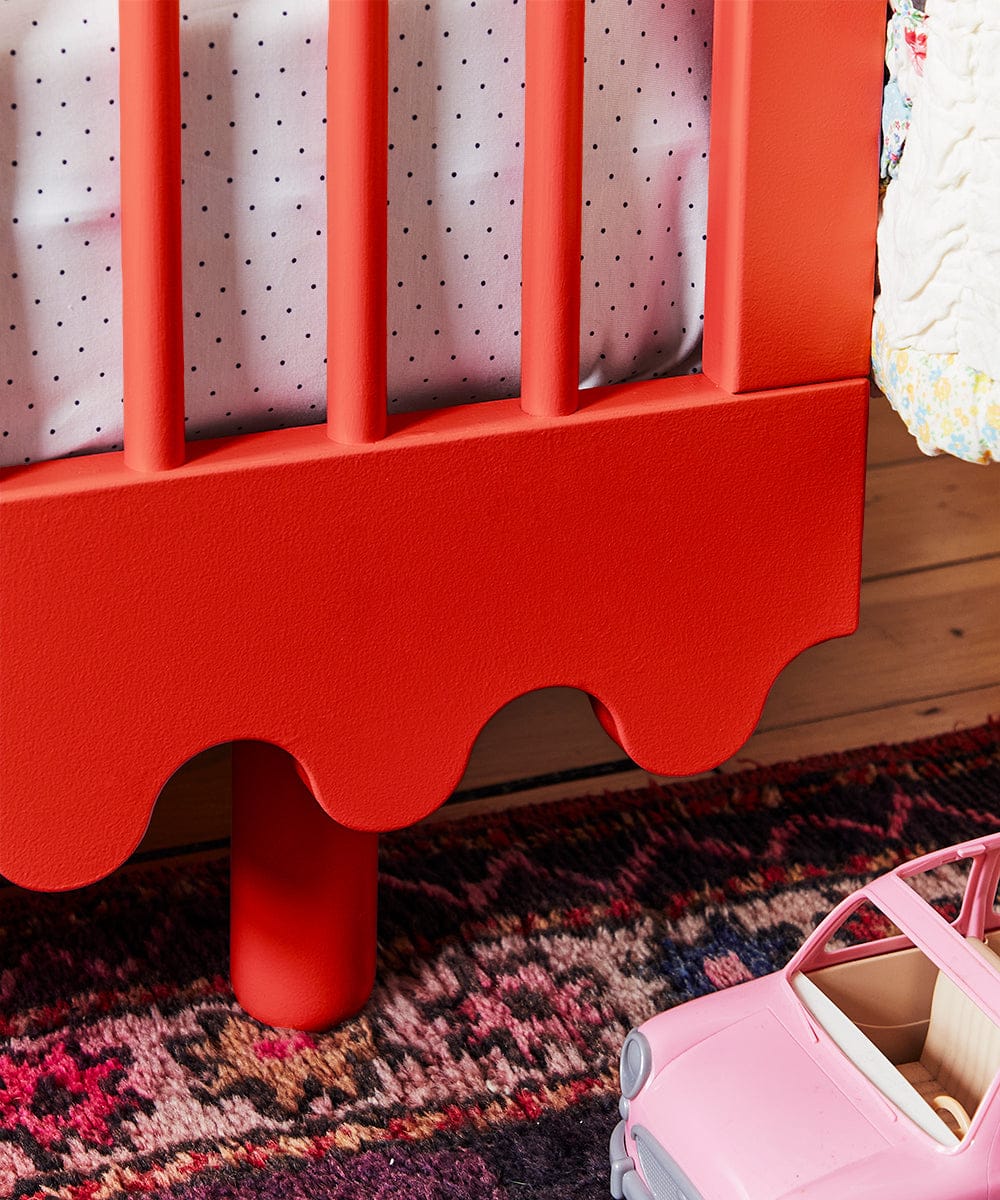 Oeuf Moss Crib - Red - Tomato - 1MSCR-02