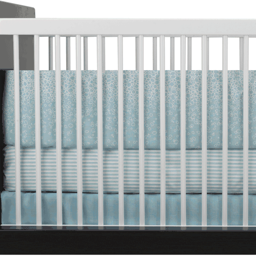 Oilo Crib Sheet in Aqua - CSH-A