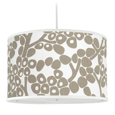 Oilo Modern Berries Large Cylinder Light in Taupe - BERLC-T
