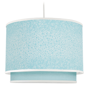 Oilo Raindrops Double Cylinder Light in Aqua - RAIDC-A