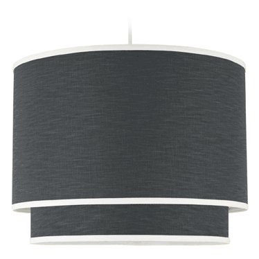 Oilo Solid Double Cylinder Light in Pewter - SOLDC-P