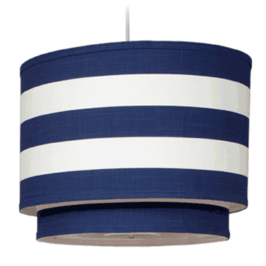 Oilo Stripe Double Cylinder Light in Cobalt Blue - STRDC-C