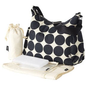 OiOi Ebony Desert Hobo Diaper Bag - 6322