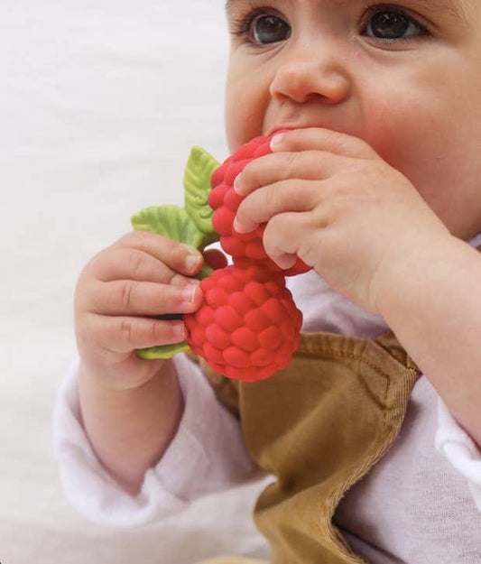 Oli & Carol Valery the Raspberry Baby Teether
