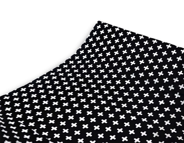 Olli + Lime Changing Pad Cover - Black Cross - CCBK14