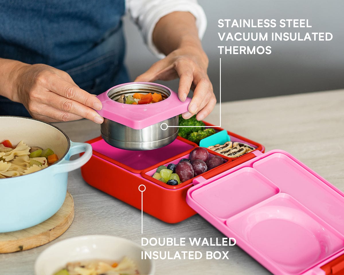 Omie Life OmieBox Bento Box - Pink Berry - V2-66FC04