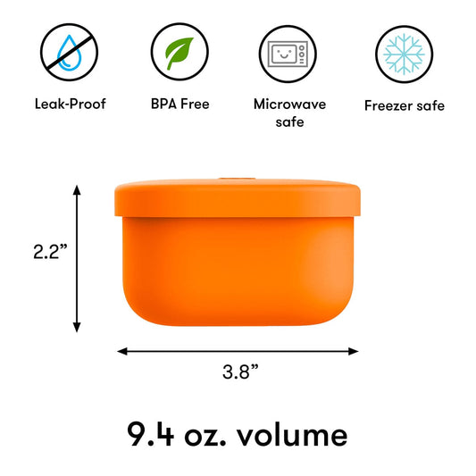 Omie Life OmieSnack Container - Orange - SNACK06