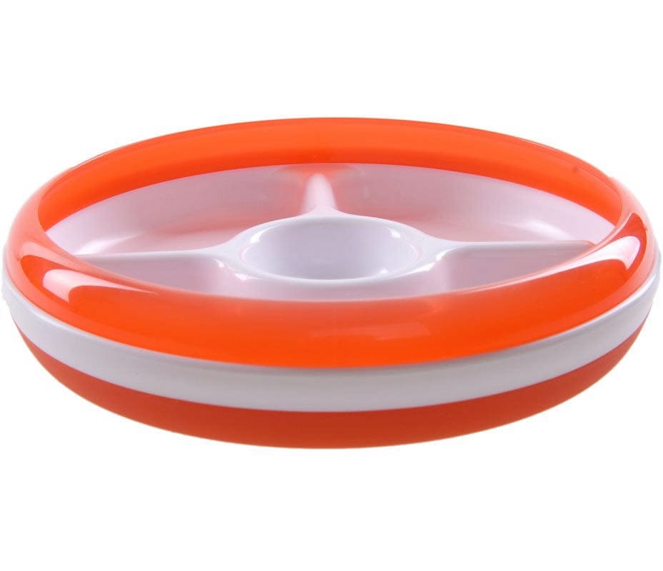 OXO Tot Divided Plate - Orange - 6112500