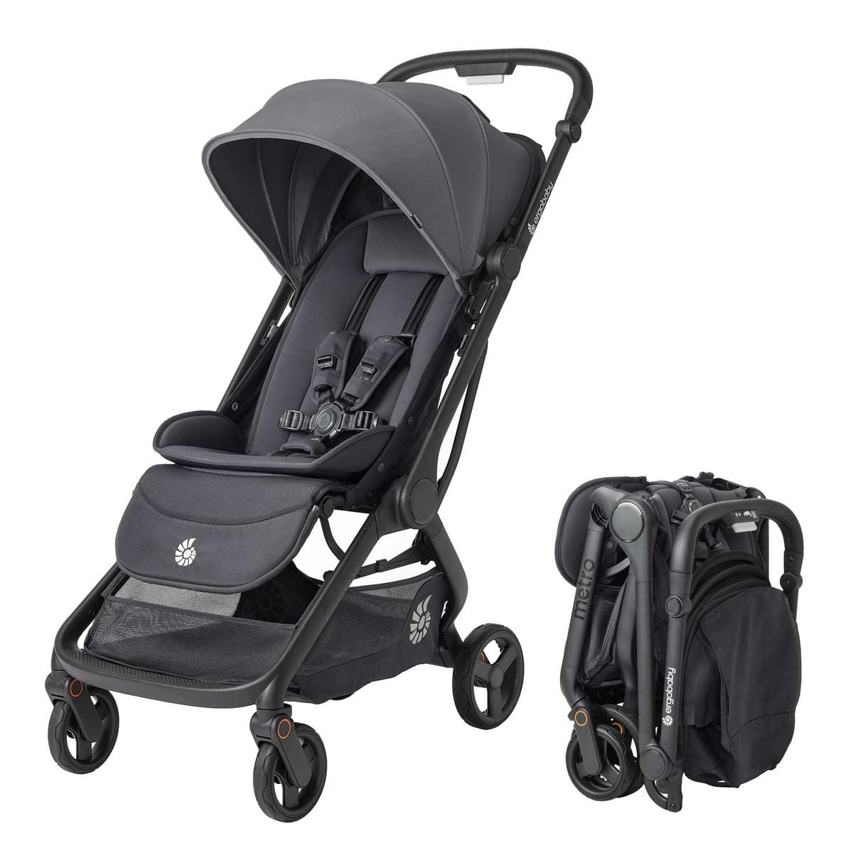 Ergobaby Metro 3 Compact City Stroller - Graphite Grey - METRO3GRAPH