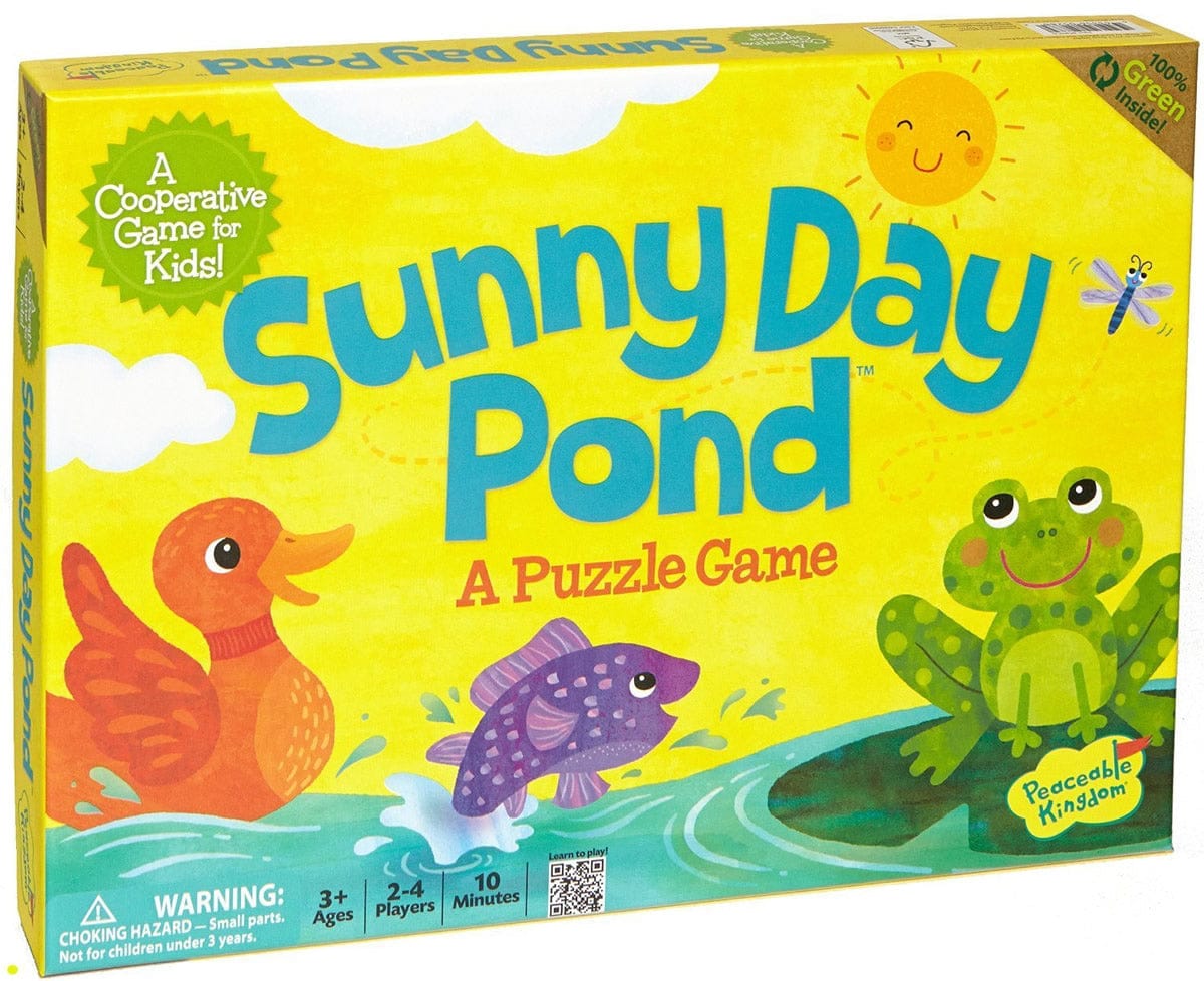 Peaceable Kingdom Sunny Day Pond Puzzle Game - GMC5