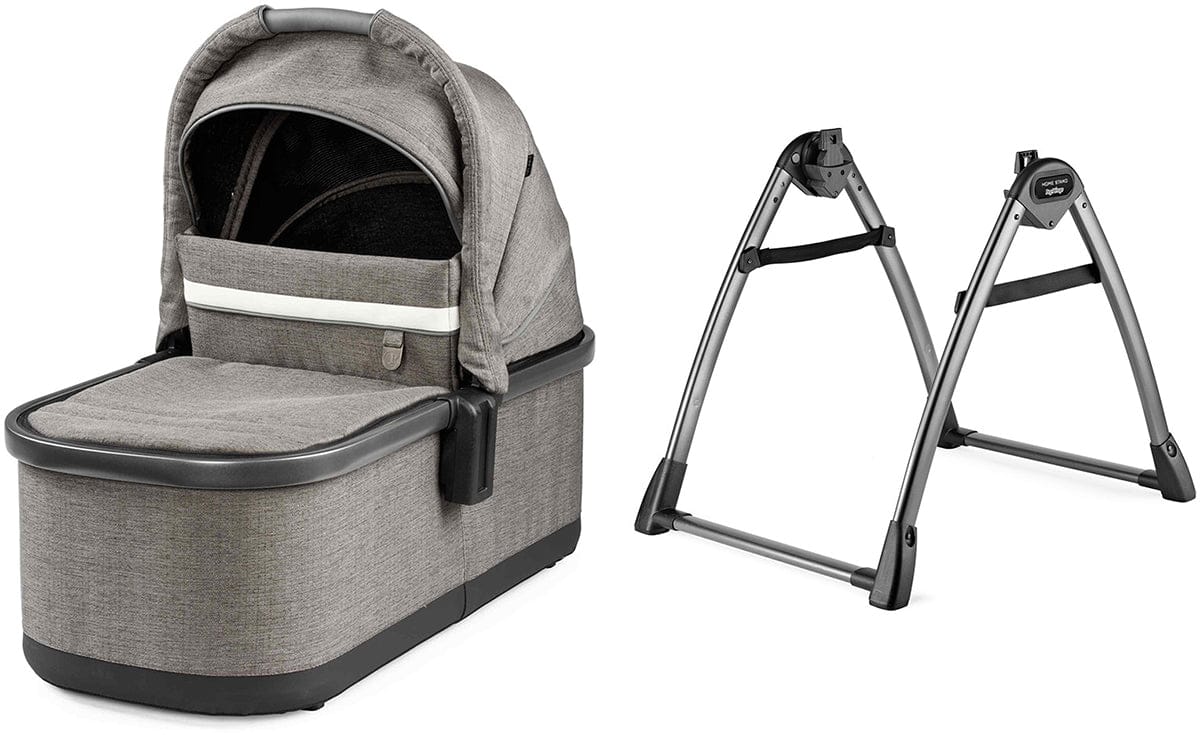 Peg Perego OPEN BOX Bassinet With Home Stand - City Grey - IN1900NA00BA53-OB