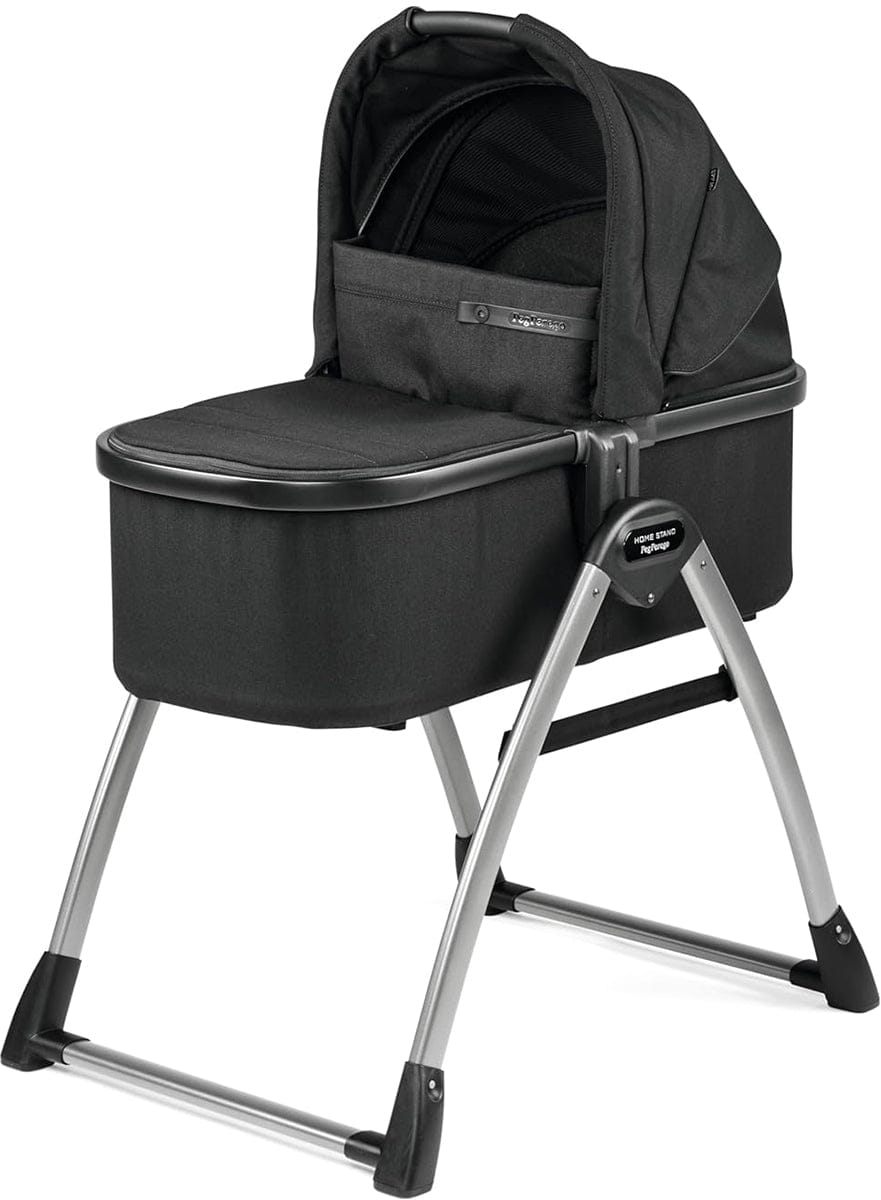 Peg Perego OPEN BOX Bassinet With Home Stand - True Black - IN1900NA00GU13MO13-OB