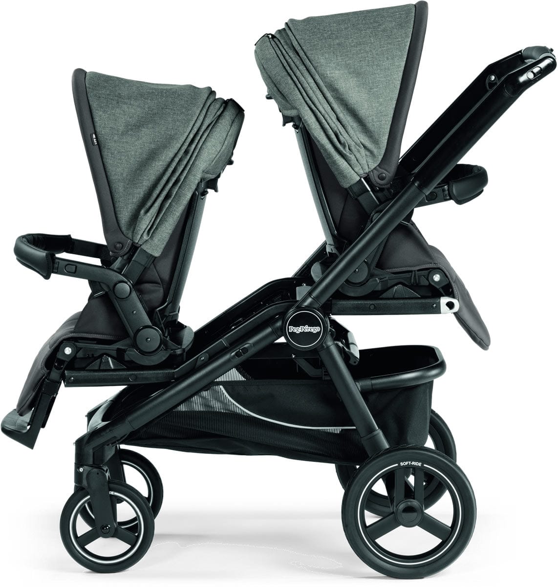 Peg Perego Team Double Stroller - Atmosphere - IPMS20NA62TG53DX53-DBL