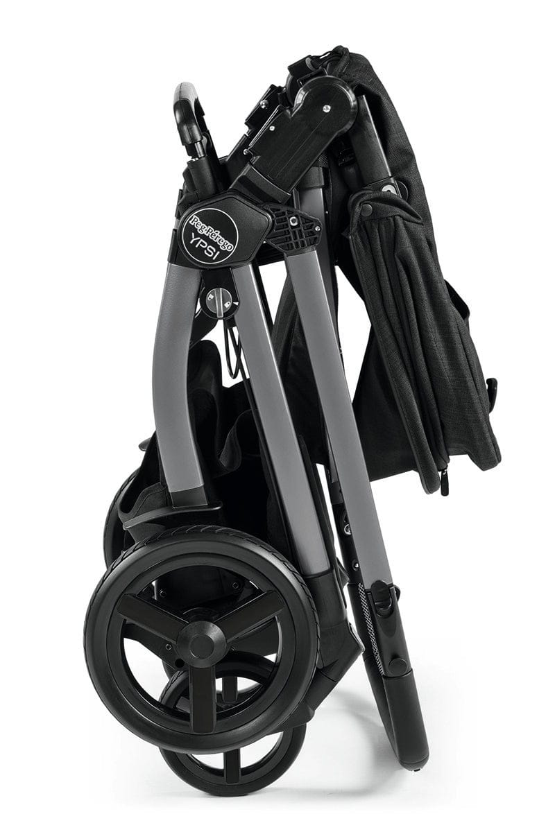 Peg Perego YPSI Single-to-Double Stroller - Onyx - IP1528NA00SO13DX13