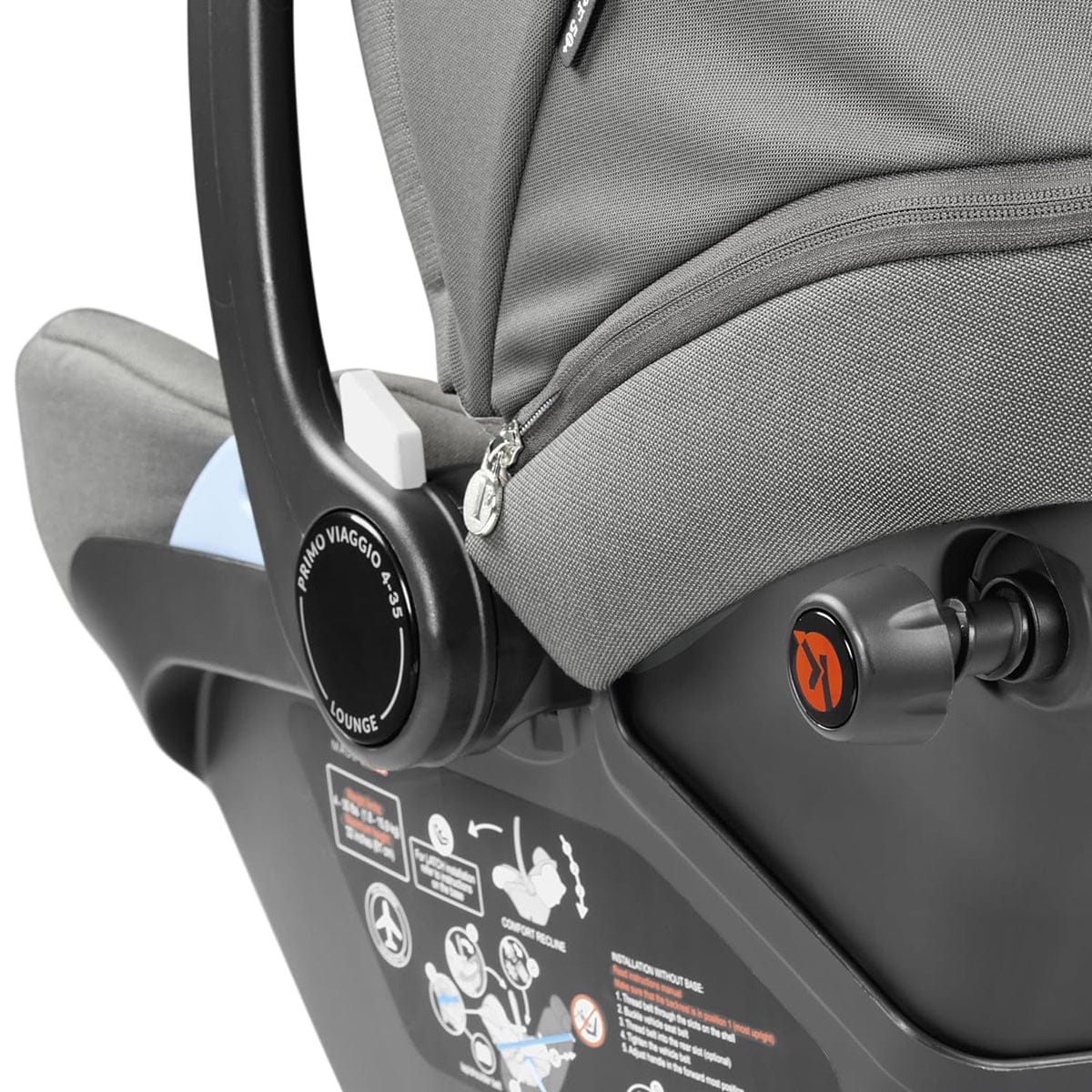 PEG Primo Viaggio Lounge Reclining Infant Car Seat - Mercury - IMLO00US00GM53MO53
