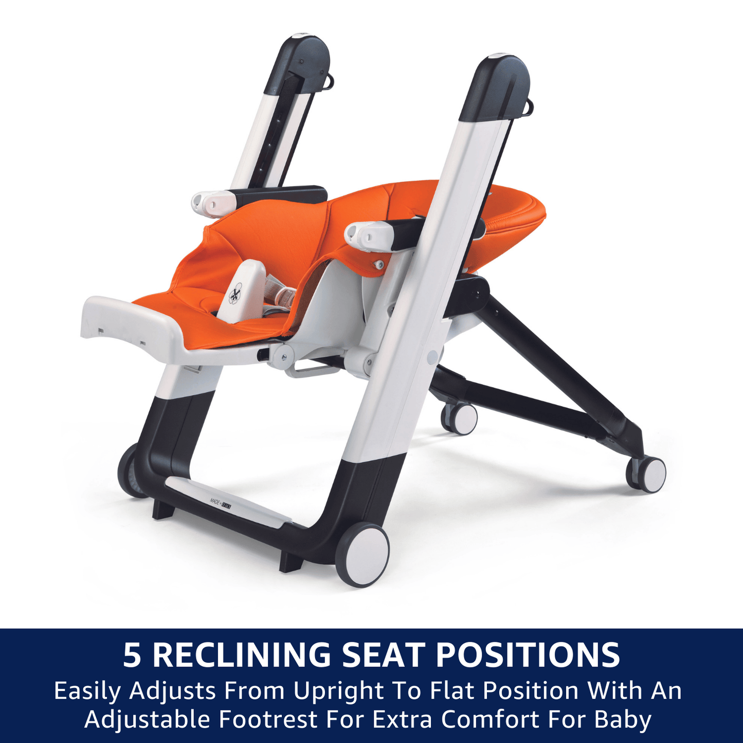 PEG Siesta High Chair - Wonder Grey (Stain Resistant Fabric) - IMSIESNA03WD53