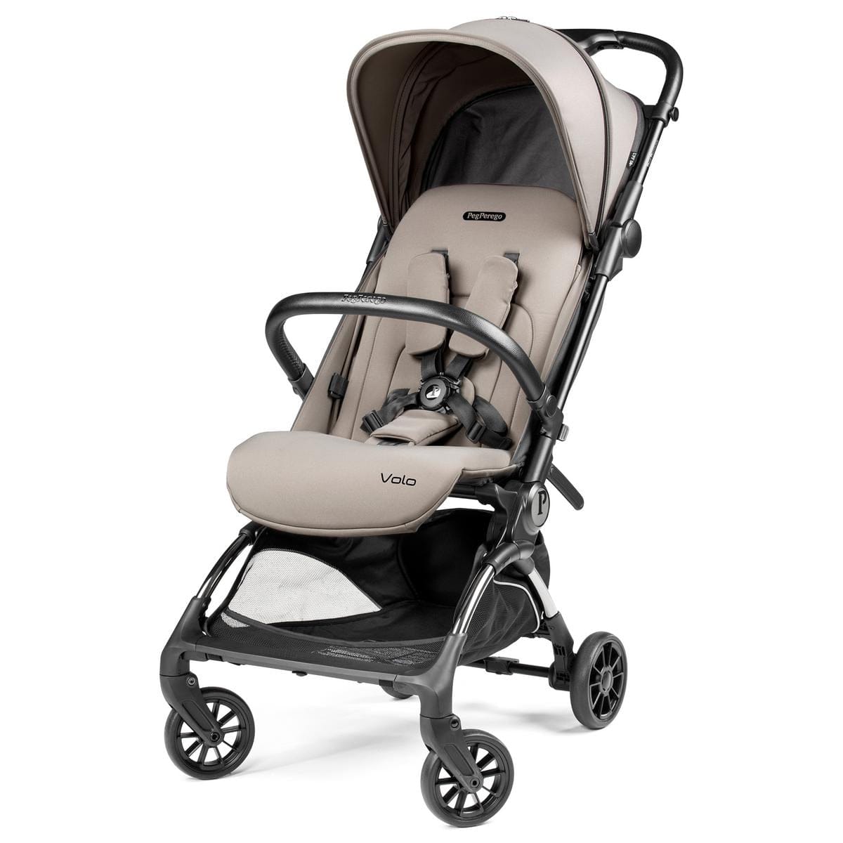 peg perego pliko lite stroller PEG Perego Volo Travel Stroller Misty Beige