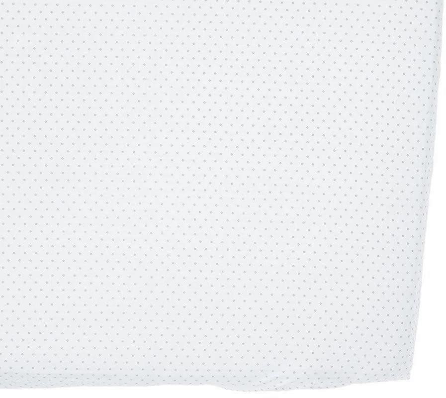 Petit Pehr Crib Sheet - Pin Dot Grey
