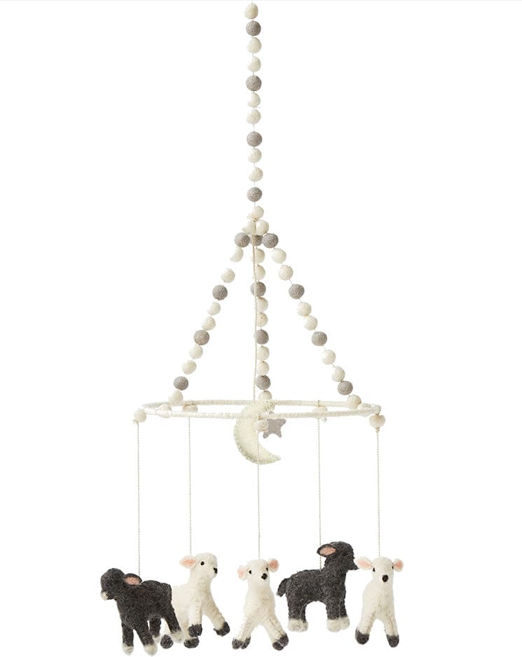 Petit Pehr Mobile - Light Grey Little Lamb - LAMMO