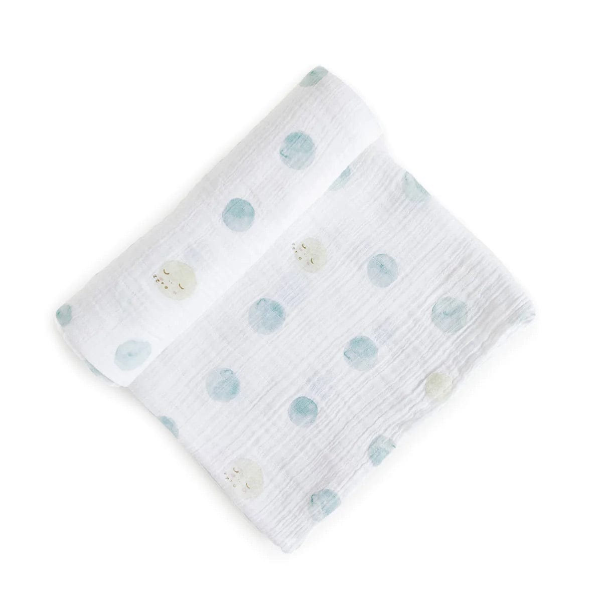Petit Pehr Organic Swaddle - Luna Dusk (Blue) - LUNSW02