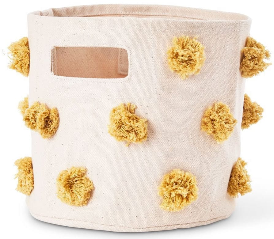 Petit Pehr Pom Pom Mini Storage Basket - Marigold - PPM23