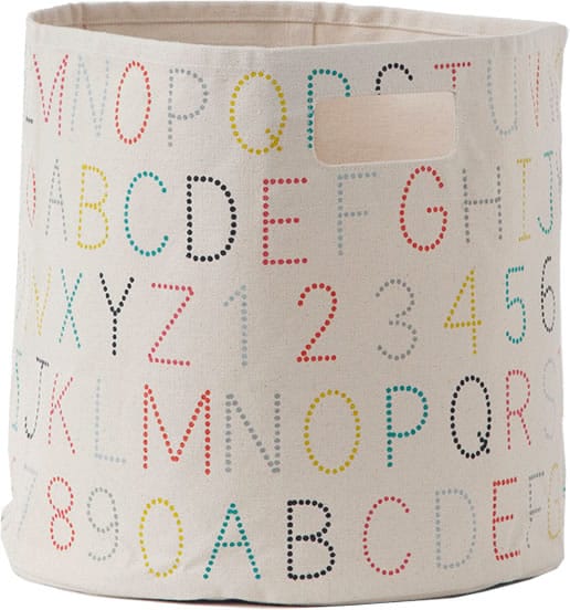 Petit Pehr Storage Bin - Alphabet - ALPHB01