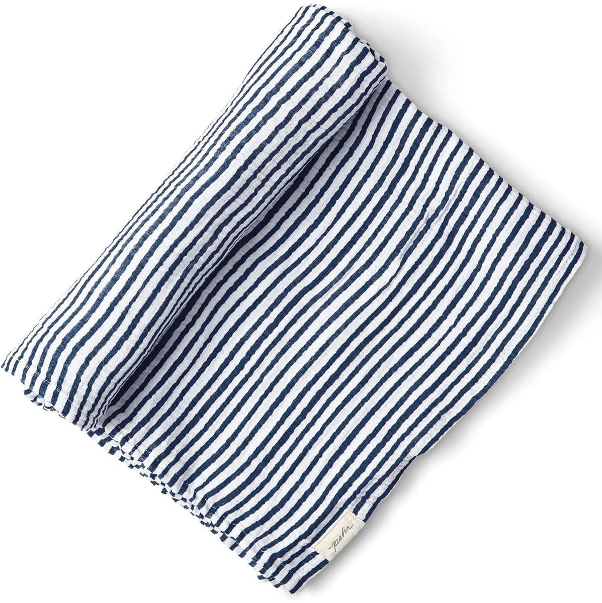 Petit Pehr Swaddle - Stripes Away Ink Blue - STPASW05