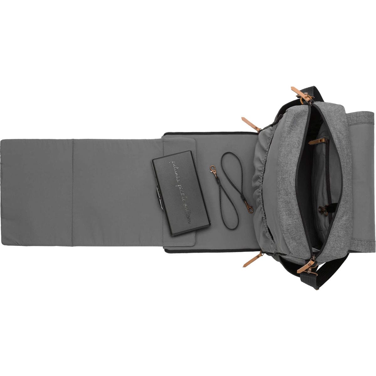 Petunia Pickle Bottom Boxy Backpack Diaper Bag - Graphite/Black - BBCB-544-00