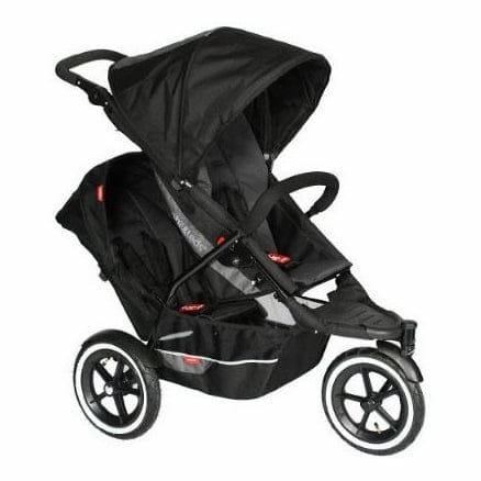 Phil & Teds Explorer Buggy Stroller with Double Kit - Black - EX-EXDK-V1-5