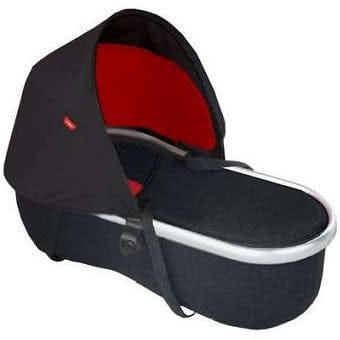 phil & teds dash double stroller - red Phil & Teds Peanut Bassinet for Vibe in Black/Red