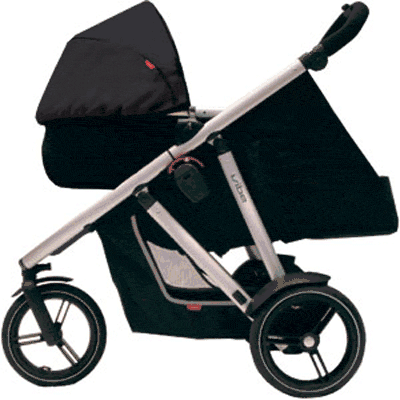 Phil & Teds Peanut Bassinet for Vibe in Black/Red - PNV511