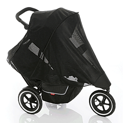 Phil & Teds UV Sunny Days Dash Double Mesh Cover - DMD