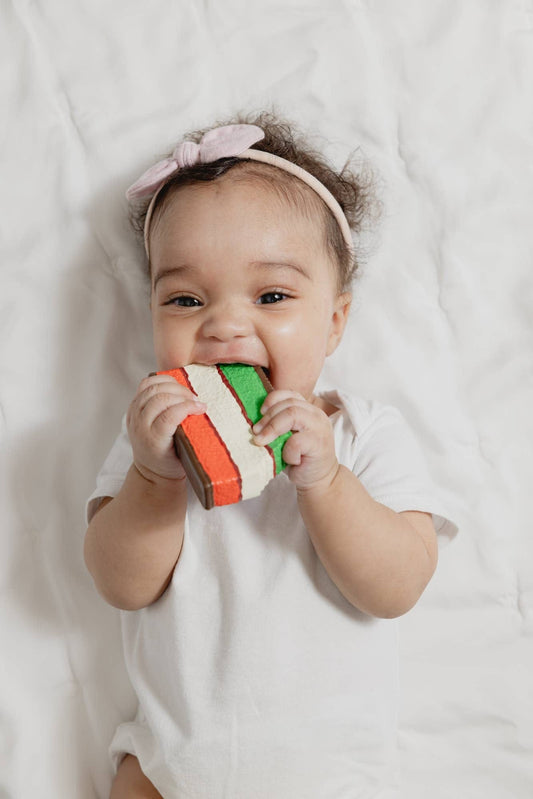 PiccoliNY Ruby's Rainbow Cookie Teether