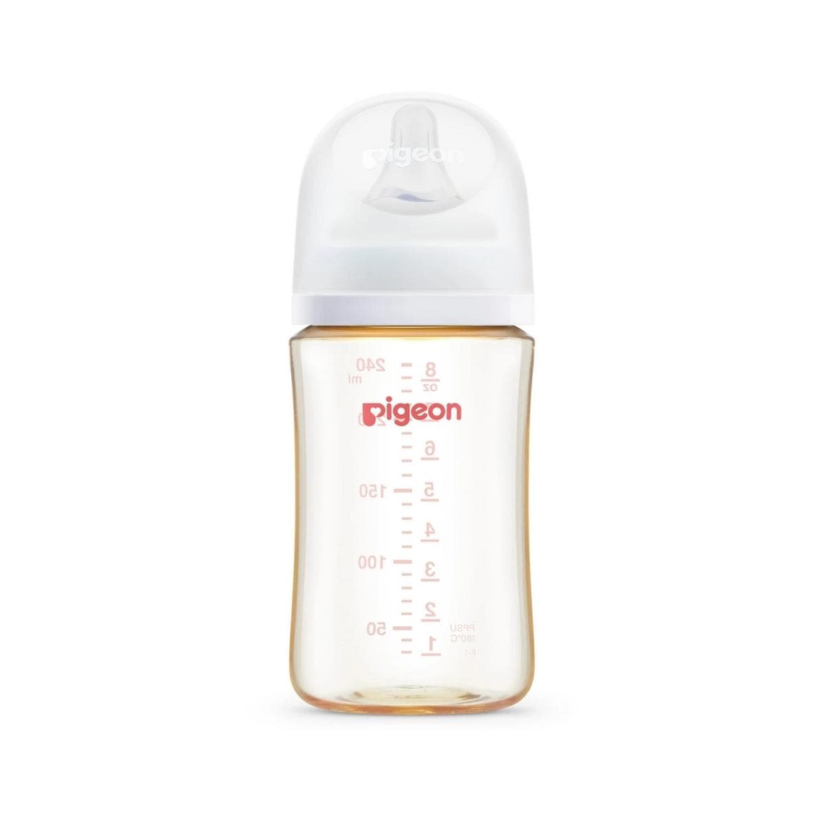 Pigeon PPSU Wide Neck Baby Bottle, 8.1 oz - 2 Pack