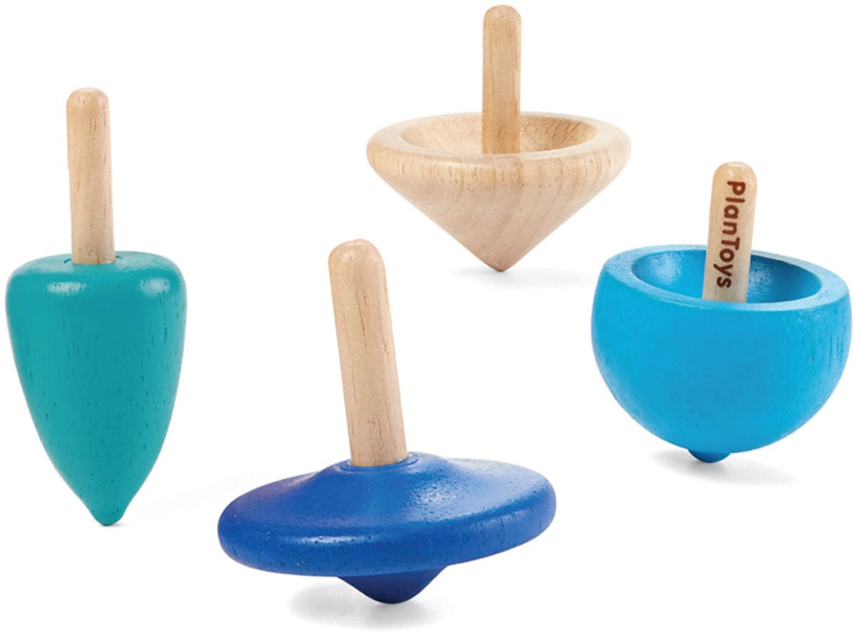 Plan Toys Spinning Tops - 4132-P