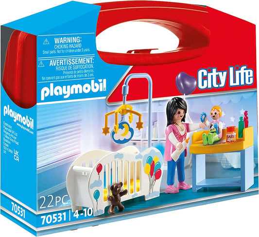 Playmobil Nursery Carry Case - 70531-PLAY