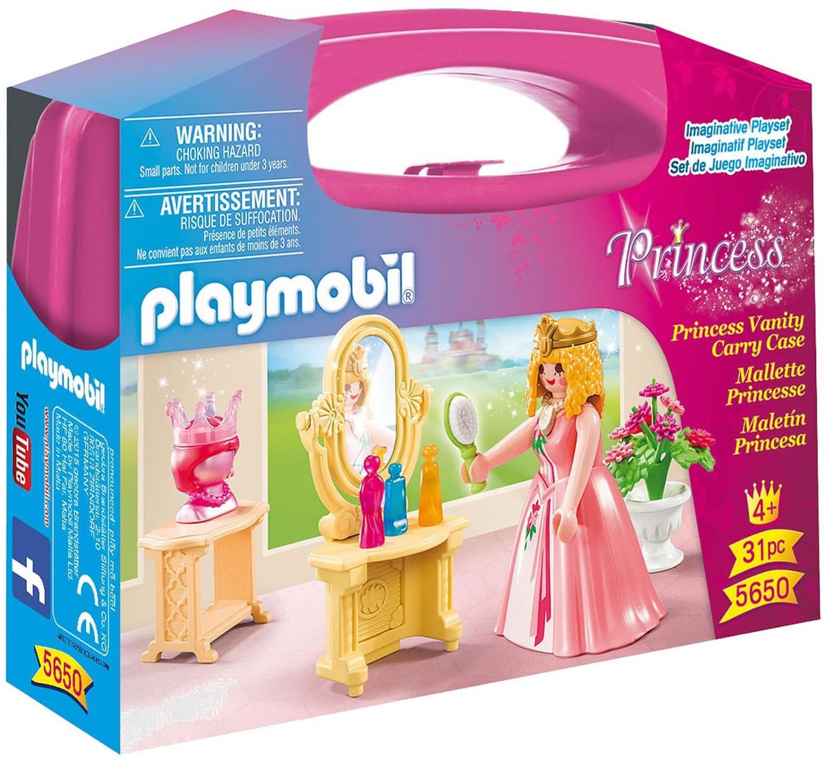 Playmobil Princess Vanity Carry Case - 5650-PLAY