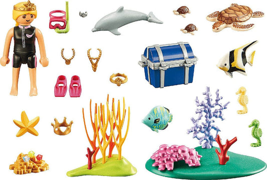 Playmobil Treasure Diver Gift Set - 70678-PLAY