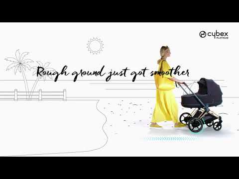 Cybex ePriam Electronic Assist Stroller - Matte Black/Black - 519003325-B