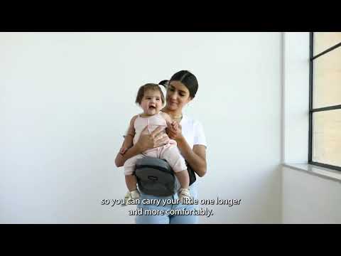 Tushbaby Travel Lite Hip Seat Carrier - Charcoal - TB-LITE-CHAR