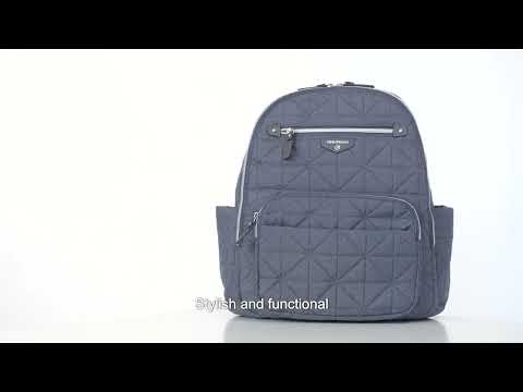 TWELVElittle Companion Backpack Diaper Bag 2.0 - Black - BG215BL