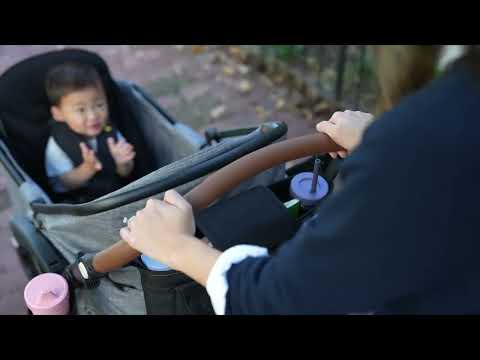 Larktale Sprout Single-to-Double Stroller Wagon - Nightcliff Stone