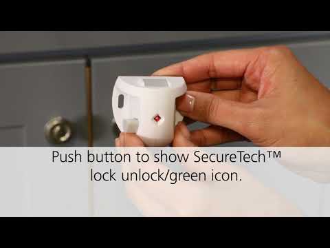 Safety 1st Adhesive Magnetic Lock System - 8 Locks and 2 Keys