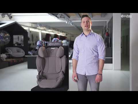 Cybex Solution Z-Fix Booster Car Seat - Manhattan Grey - 519003579