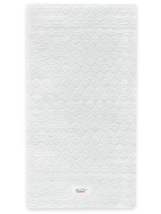Babyletto Pure Core Mini Crib Mattress w/ Hybrid Quilted Waterproof Cover (Lightweight)